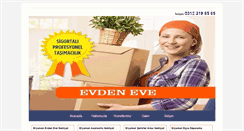 Desktop Screenshot of eryamanevdeneve-nakliyat.com